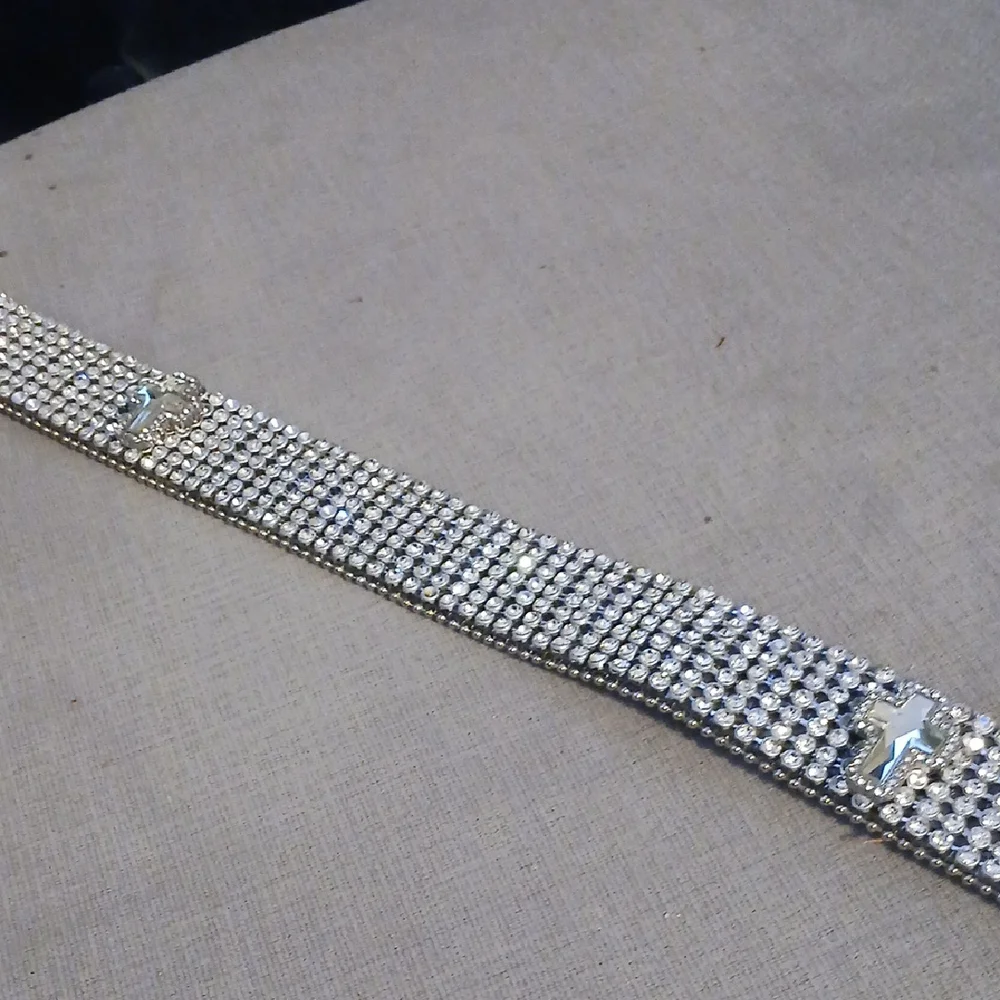 Silver cross embellished  kids Belt